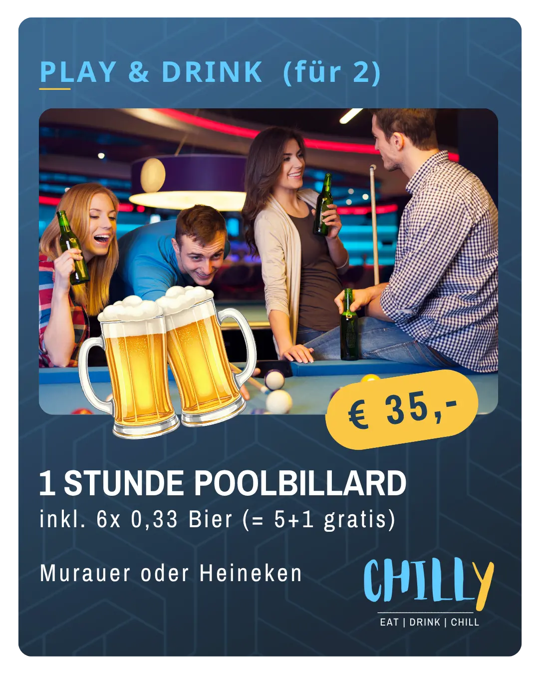 Play & Drink – 35 €